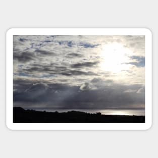 Sun and Clouds - Rapa Nui - Easter Island Sticker